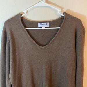 Charlie B Collections Cashmere Sweater L/XL